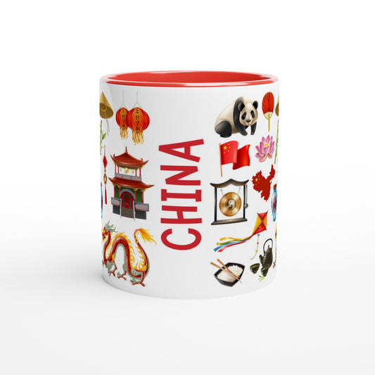 China Two Tone Ceramic Travel Mug, Starbucks Inspired - Pitchers Design