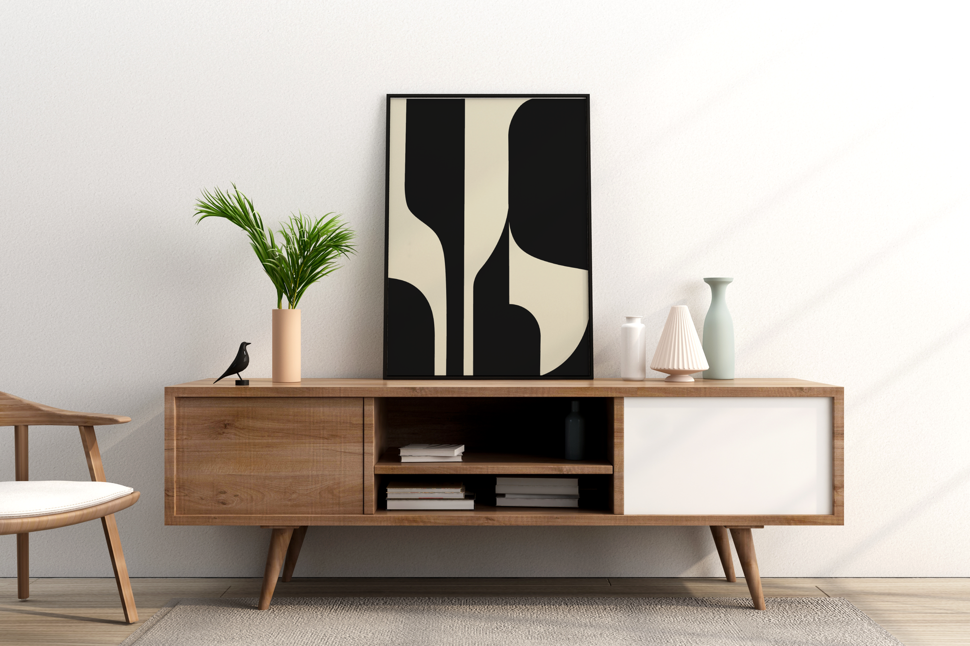 Abstract Shapes Art Print No.2 Print Poster - Pitchers Design