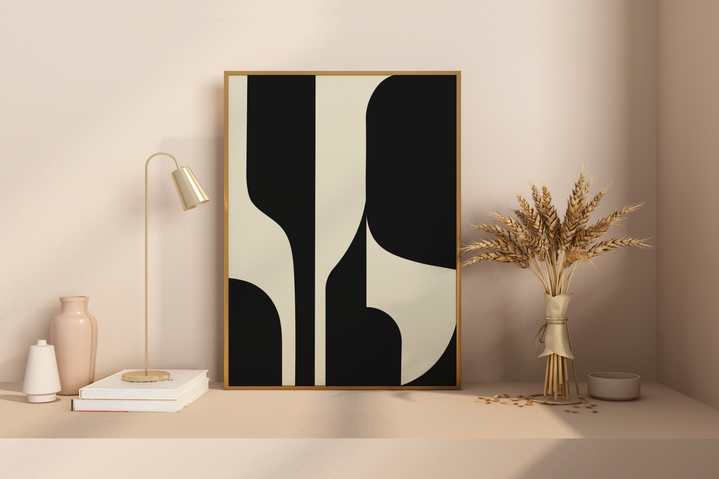 Abstract Shapes Art Print No.2 Print Poster - Pitchers Design