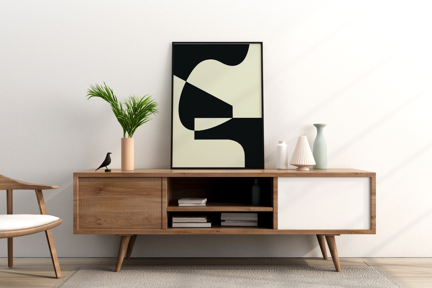 Abstract Shapes Art Print No.5 Print Poster - Pitchers Design