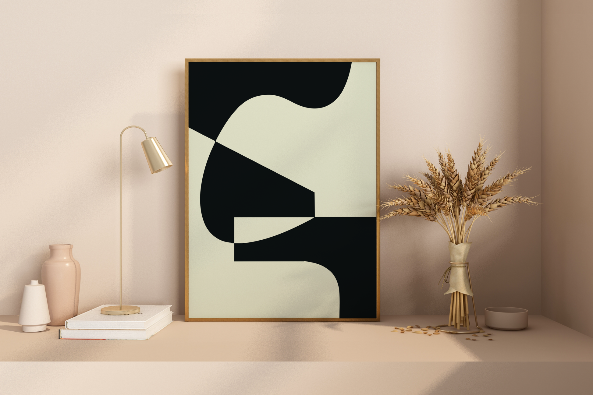 Abstract Shapes Art Print No.5 Print Poster - Pitchers Design