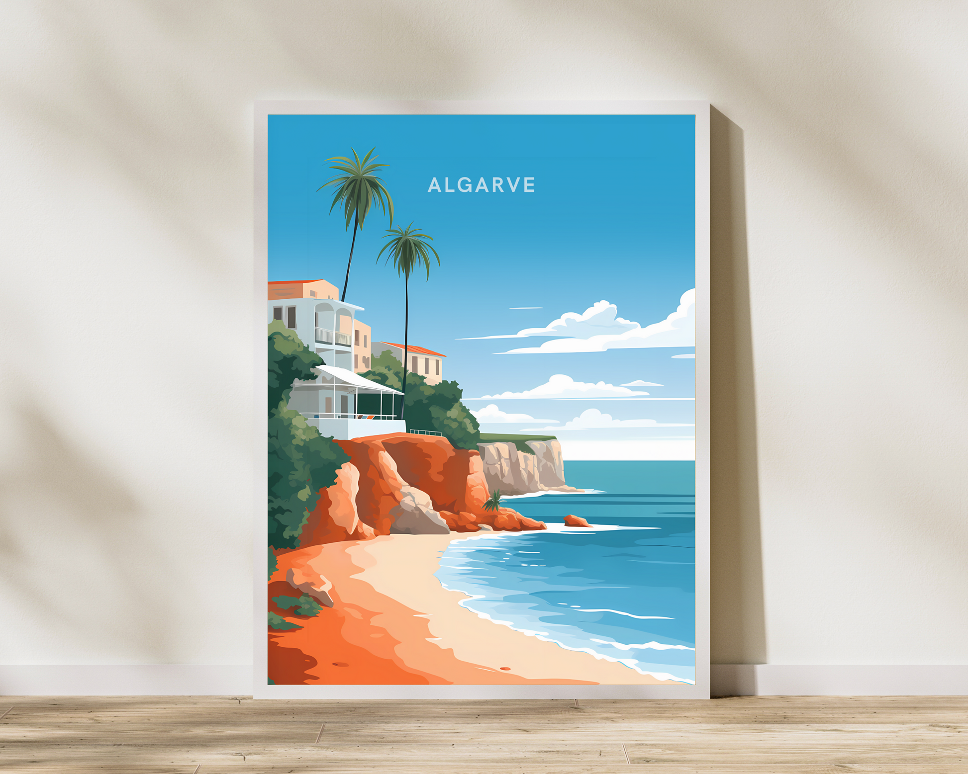 Algarve Portugal Travel Poster Print - Pitchers Design