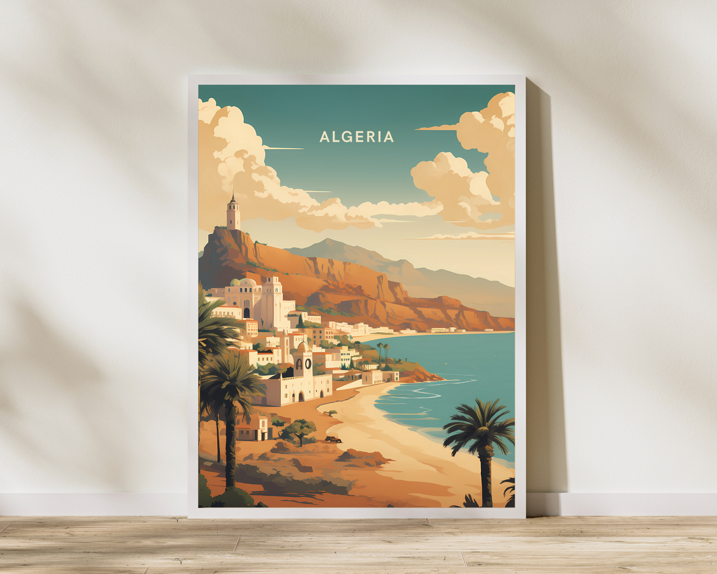 Algeria Travel Poster Print - Pitchers Design