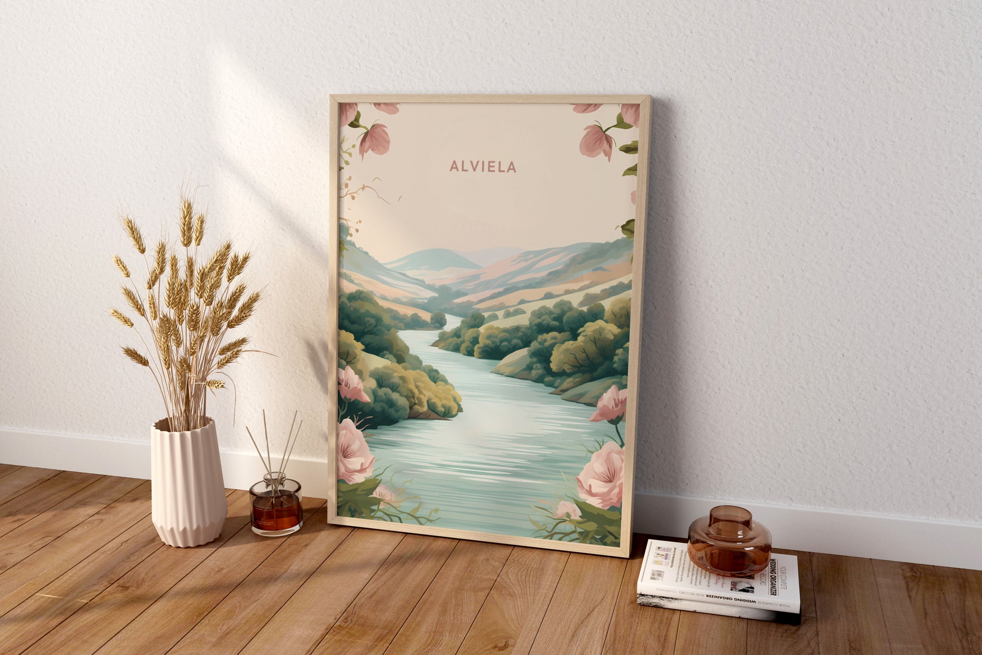 Alviela Portugal Travel Print Poster - Pitchers Design