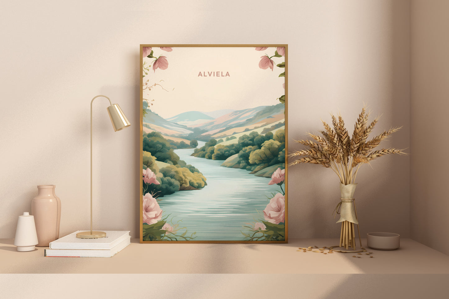 Alviela Portugal Travel Print Poster - Pitchers Design