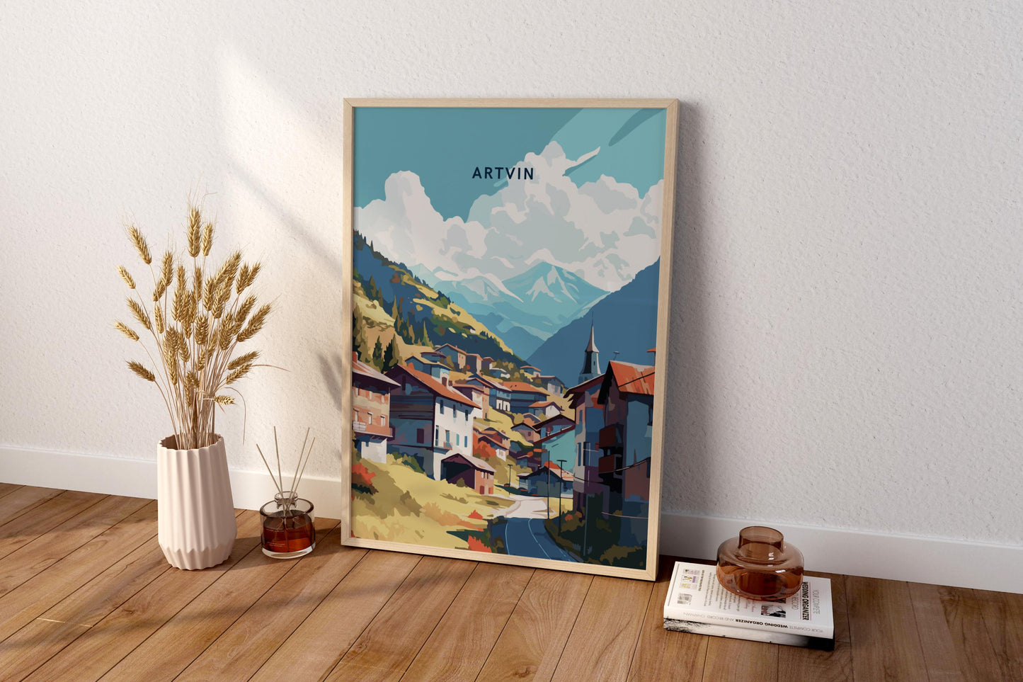 Artvin Turkey Travel Print Poster - Pitchers Design