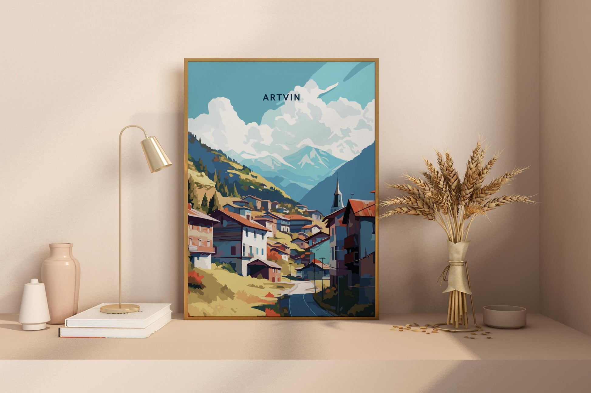 Artvin Turkey Travel Print Poster - Pitchers Design