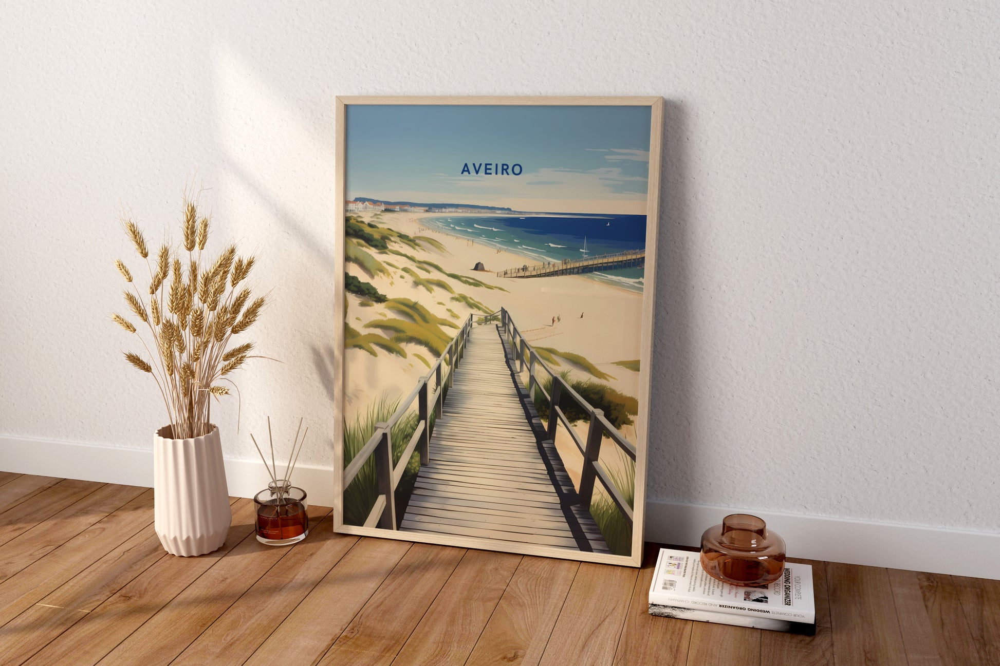 Aveiro Portugal Travel Print Poster - Pitchers Design