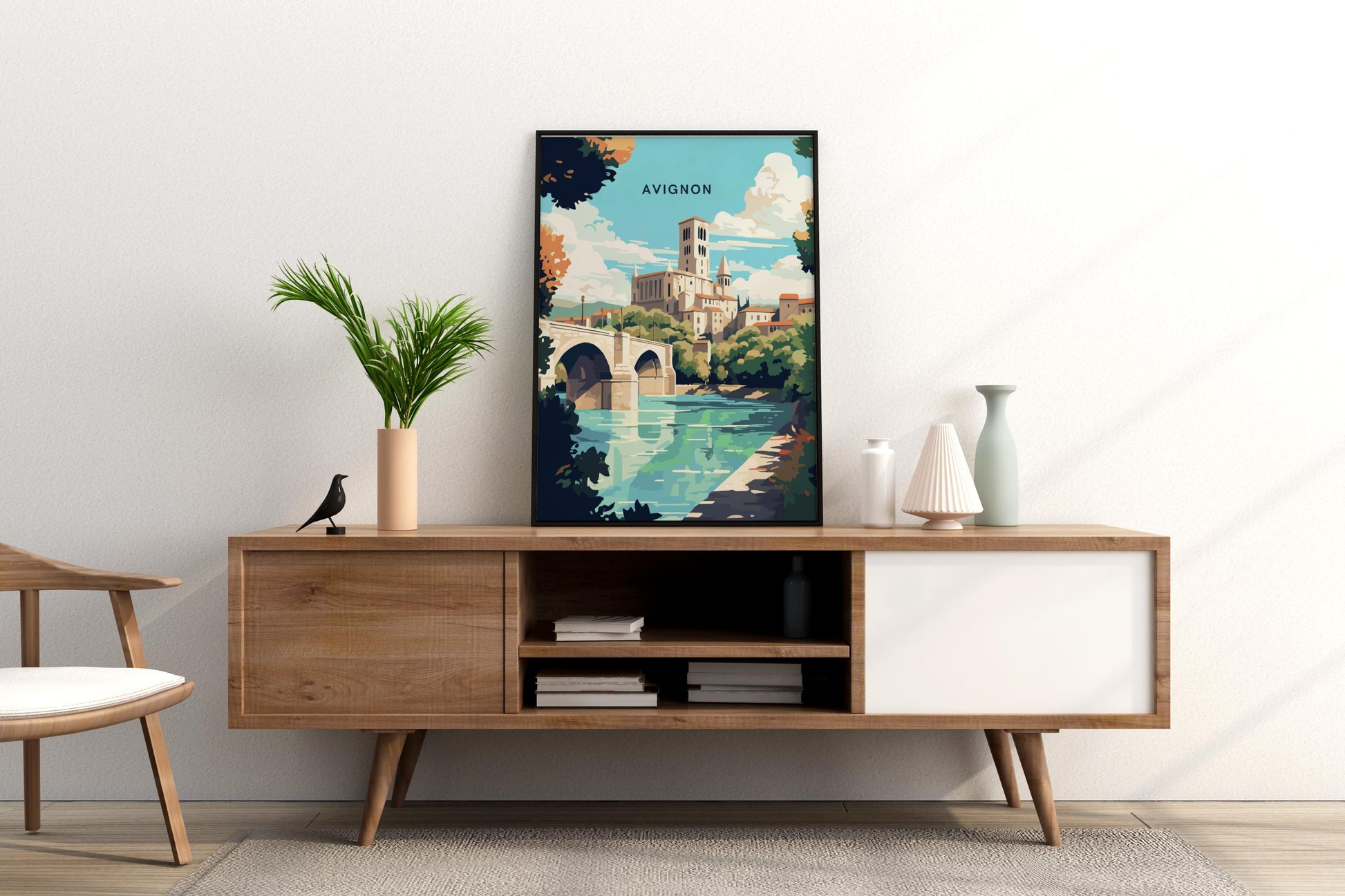 Avignon France Travel Print Poster - Pitchers Design