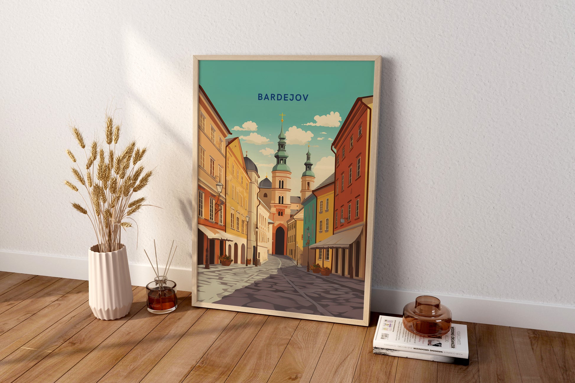 Bardejov Slovakia Travel Print Poster - Pitchers Design