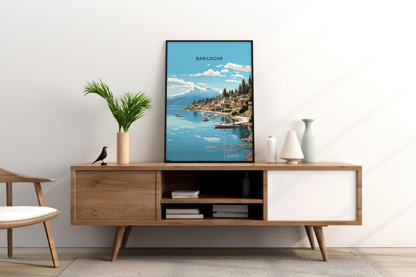 Bariloche Argentina Travel Print Poster - Pitchers Design