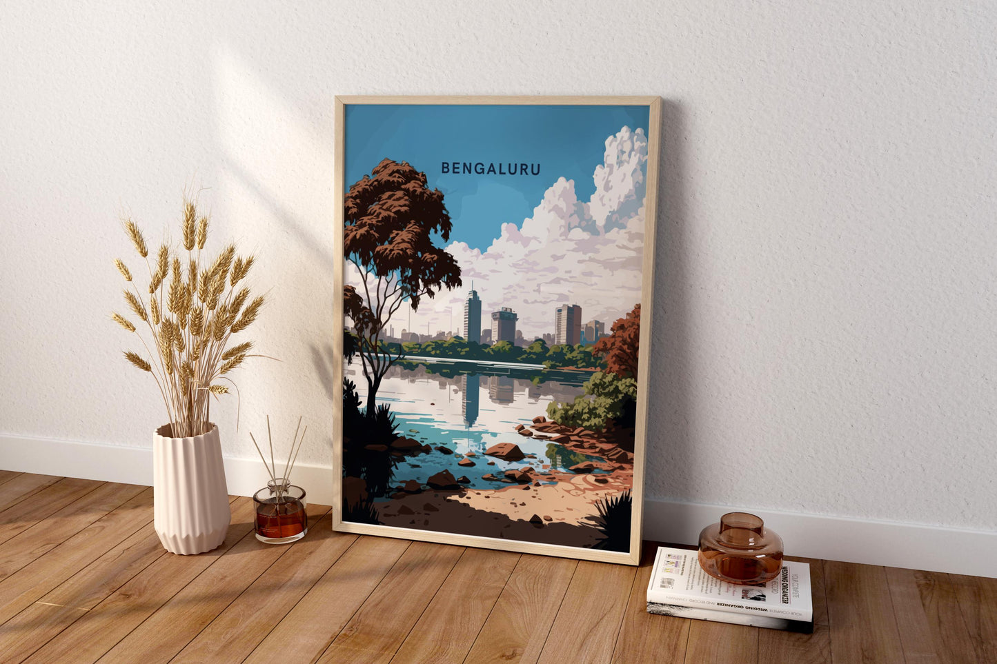 Bengaluru Bangalore India Travel Print Poster - Pitchers Design