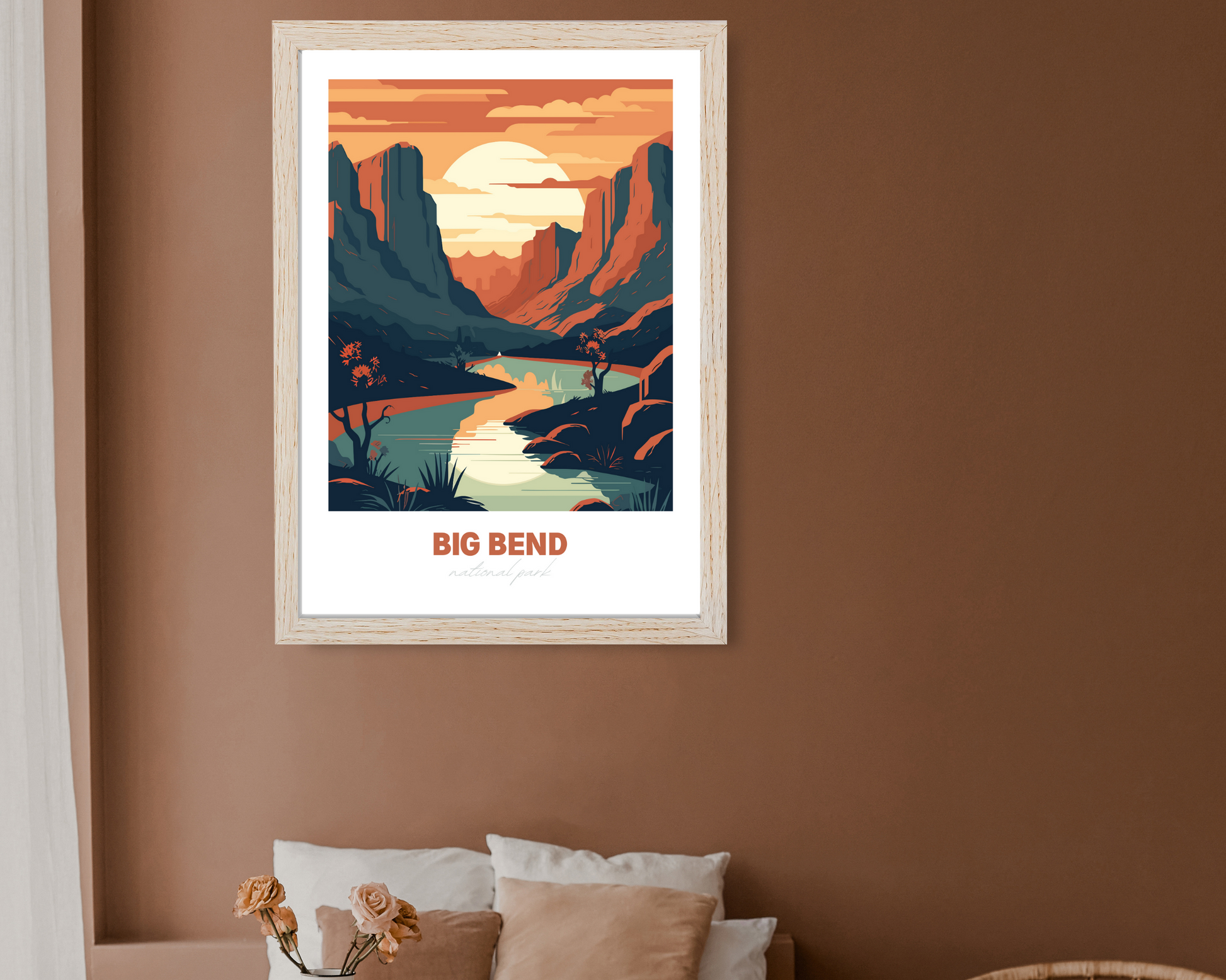 Big Bend National Park Travel Poster Print - Pitchers Design