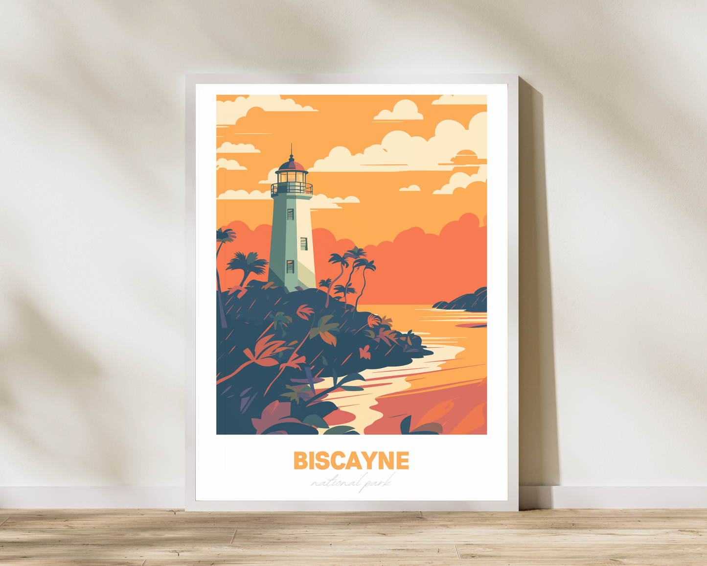 Biscayne National Park Travel Poster Print - Pitchers Design