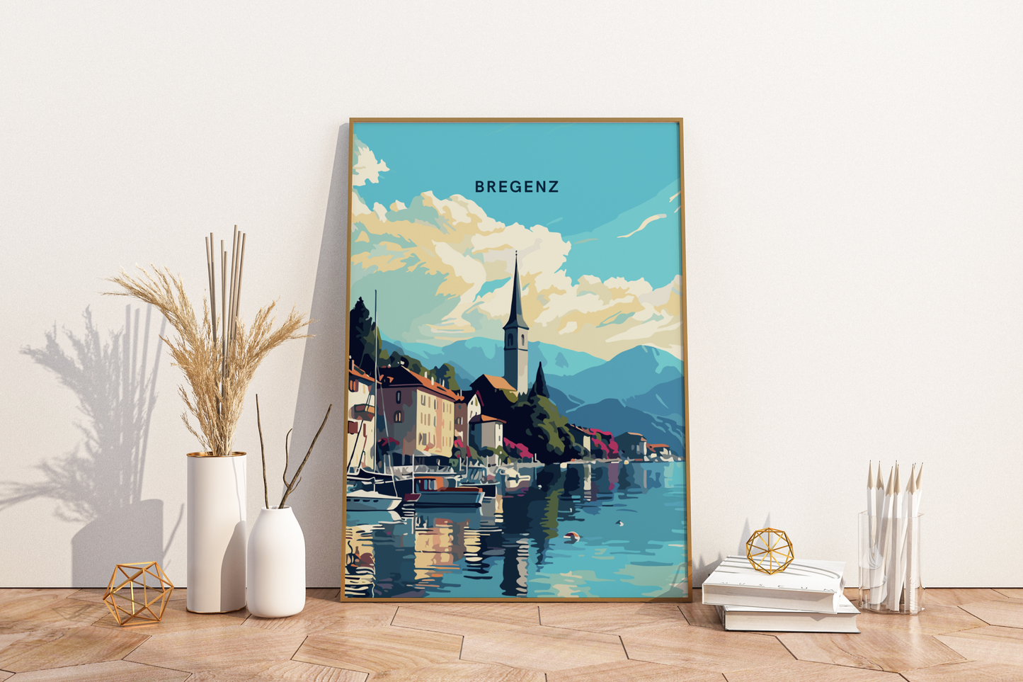 Bregenz Autriche Travel Print Poster