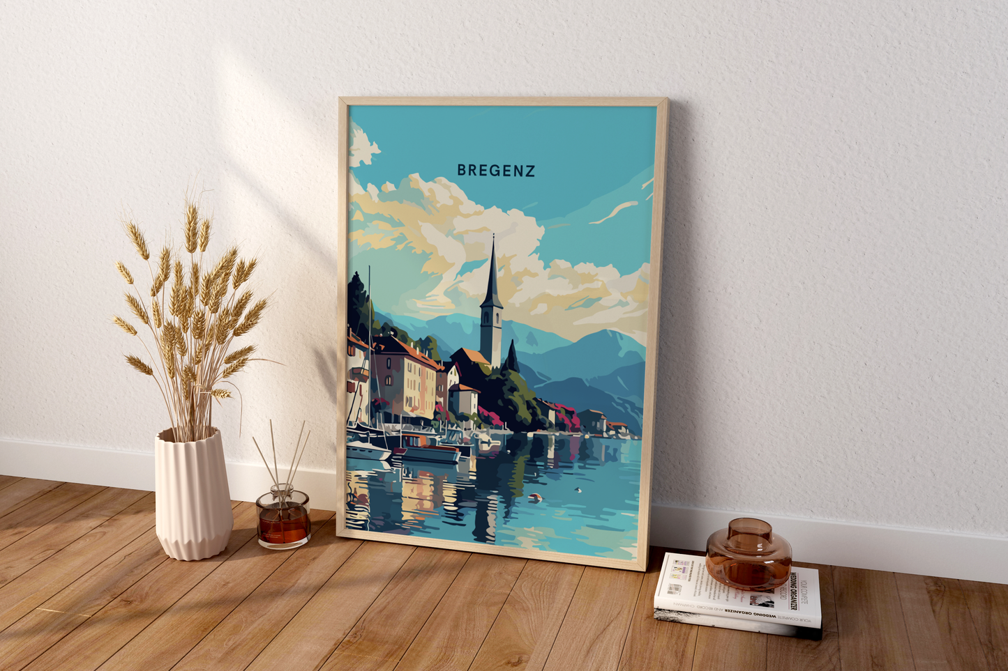 Bregenz Autriche Travel Print Poster