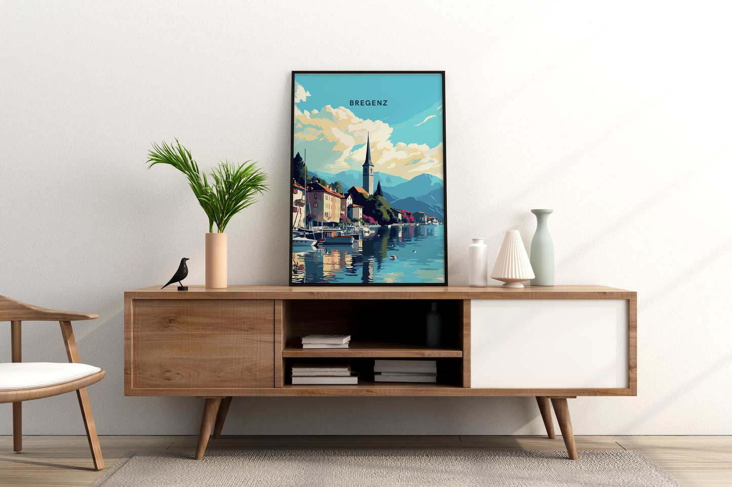 Bregenz Autriche Travel Print Poster