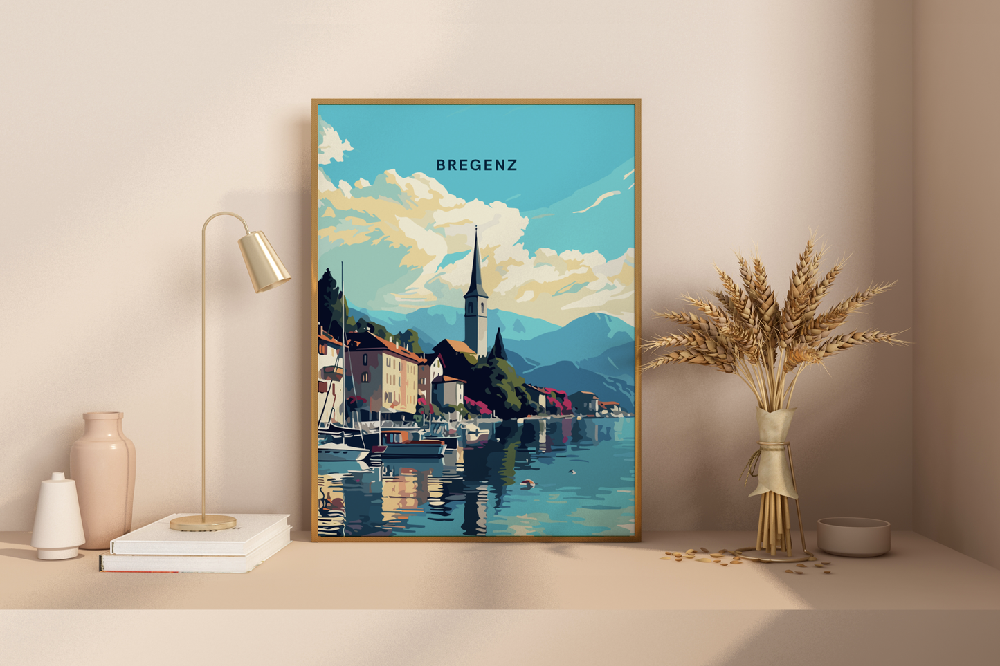 Bregenz Autriche Travel Print Poster