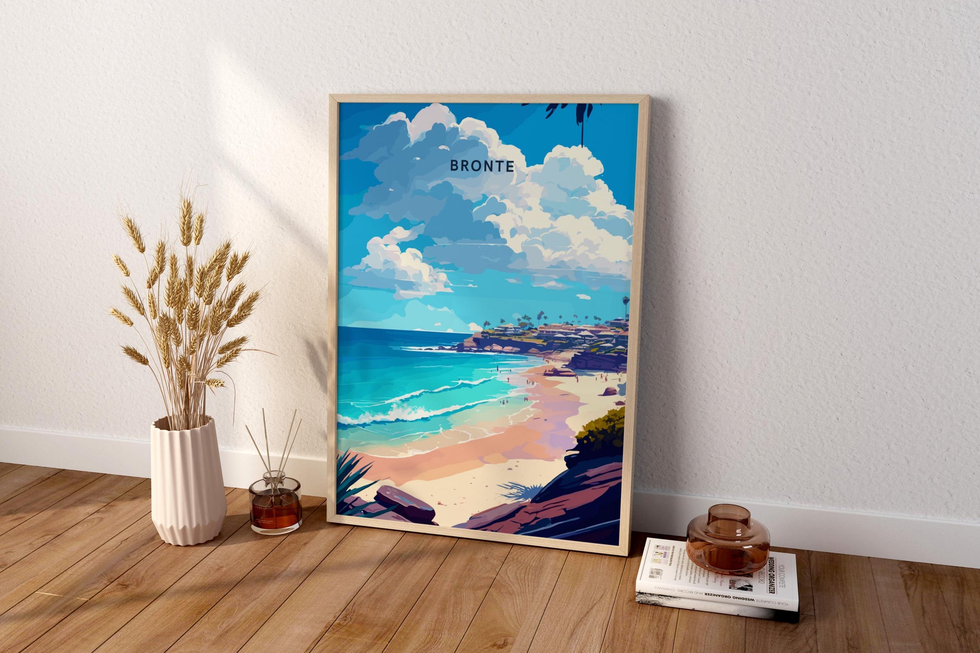 Bronte Sydney Australia Travel Print Poster - Pitchers Design