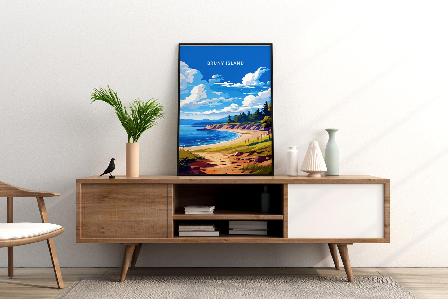 Bruny Island Australia Travel Print Poster - Pitchers Design