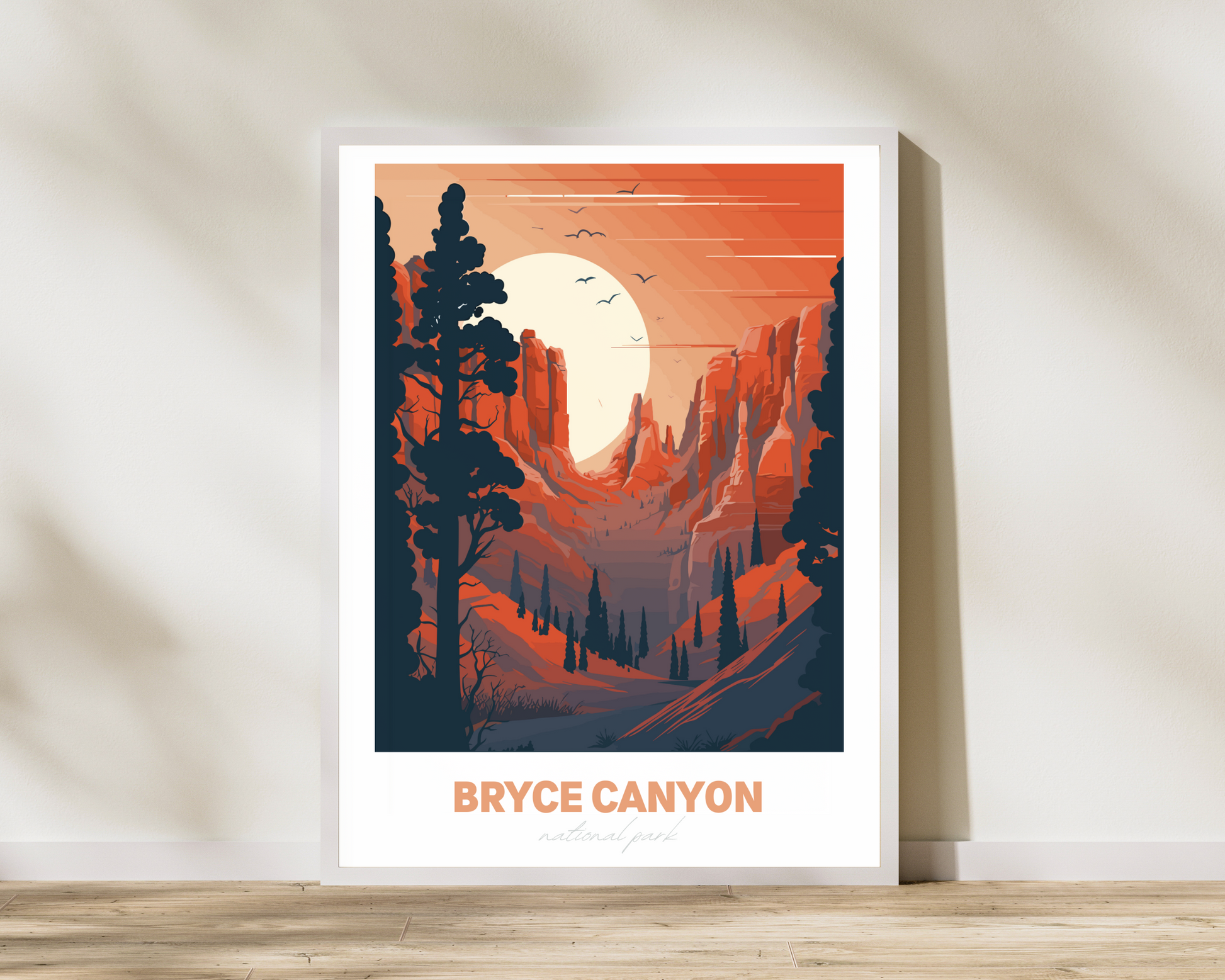 Bryce Canyon National Park Travel Poster Print - Pitchers Design