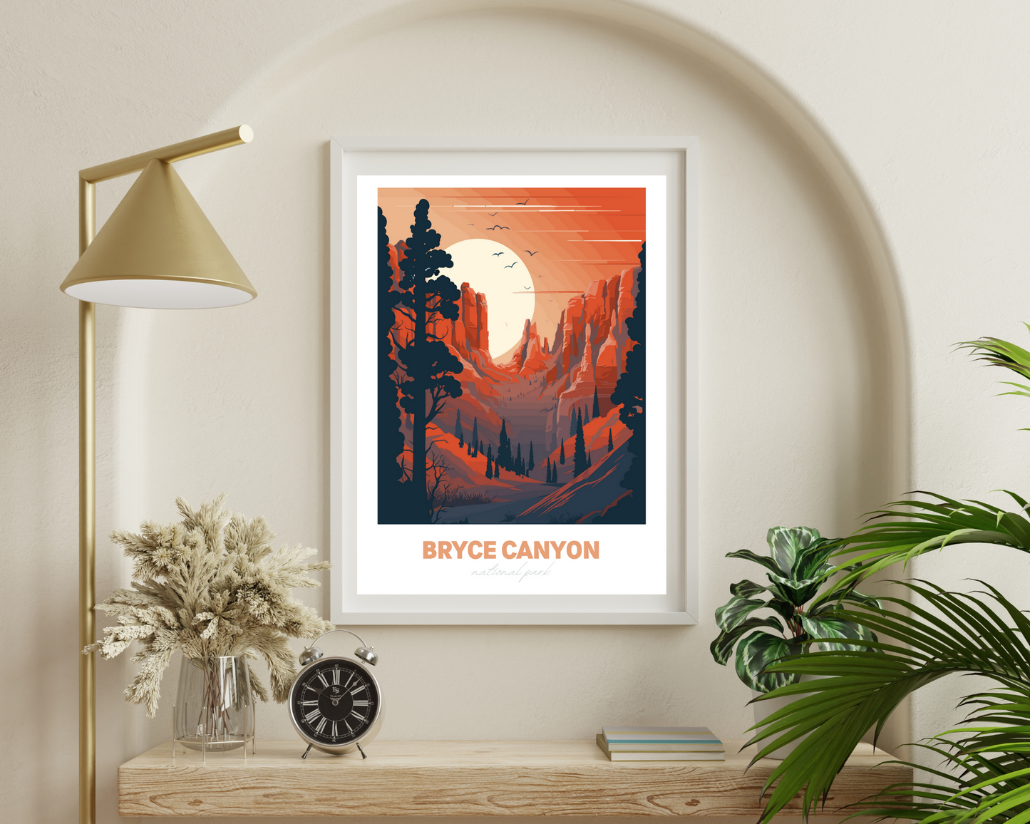 Bryce Canyon National Park Travel Poster Print - Pitchers Design