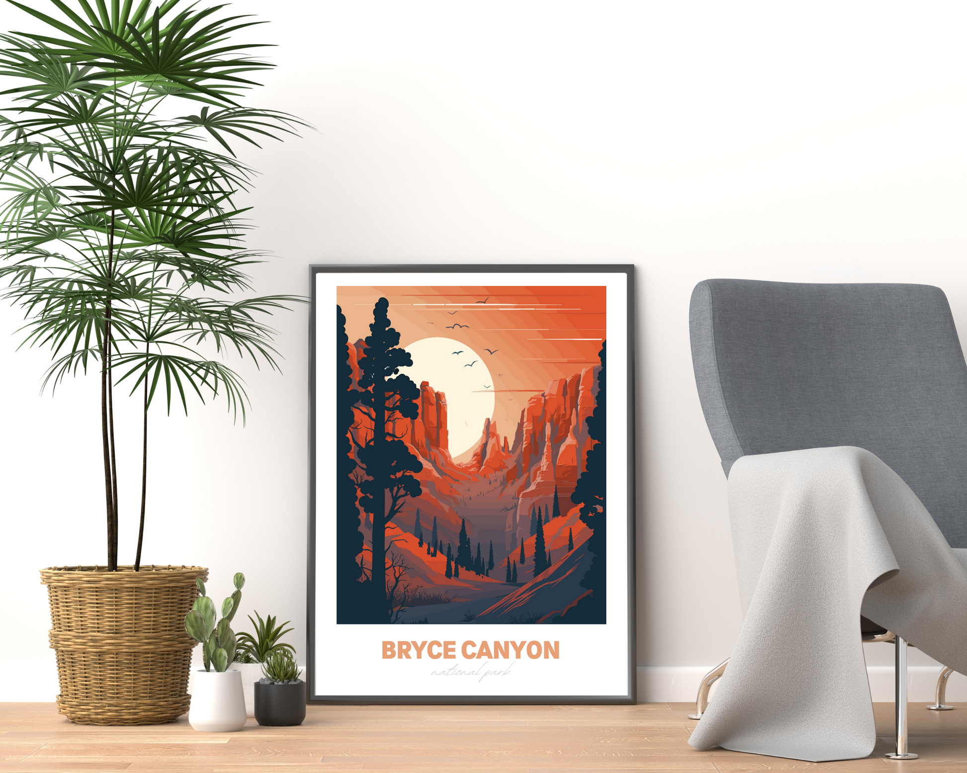 Bryce Canyon National Park Travel Poster Print - Pitchers Design