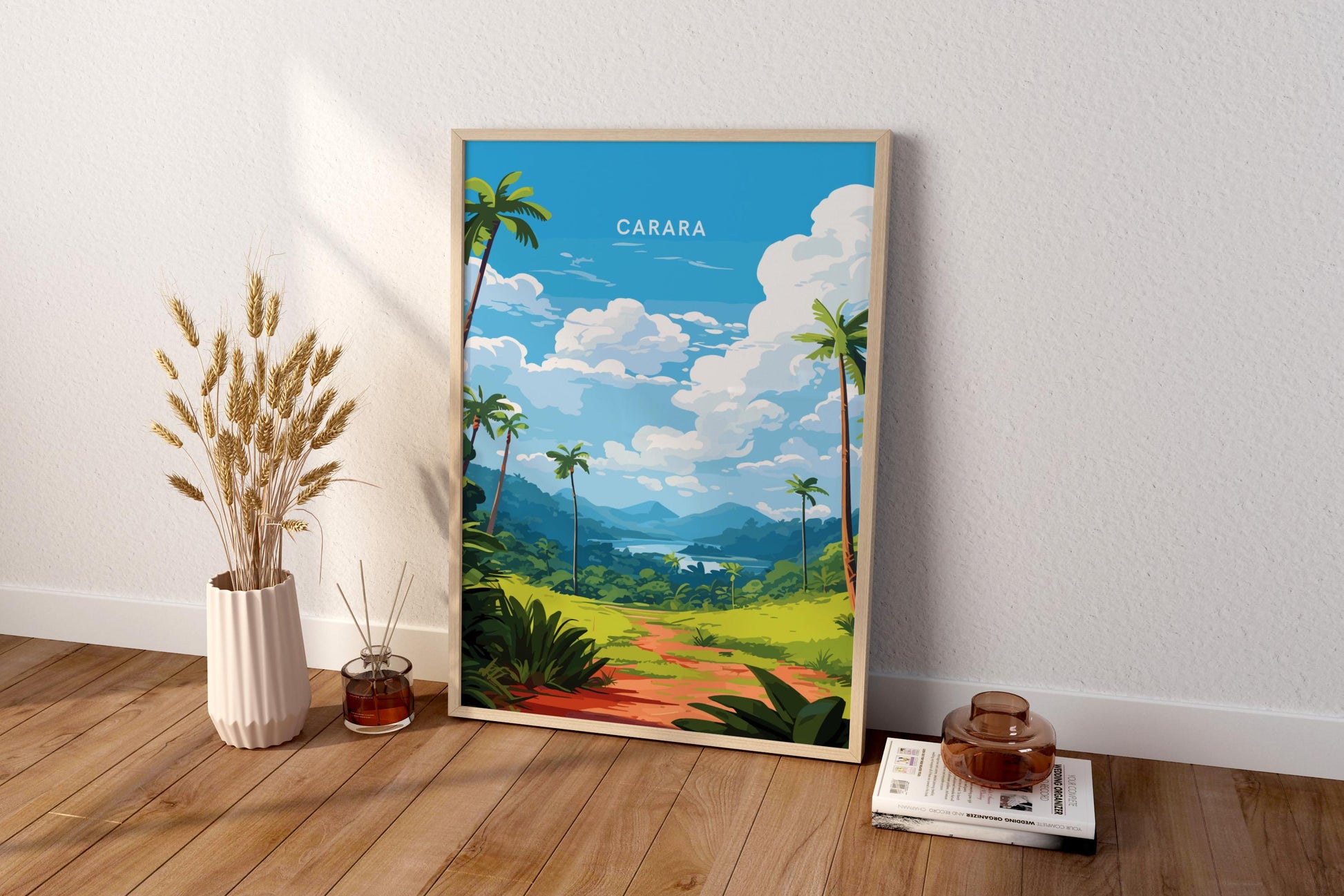 Carara National Park Costa Rica Travel Print Poster - Pitchers Design