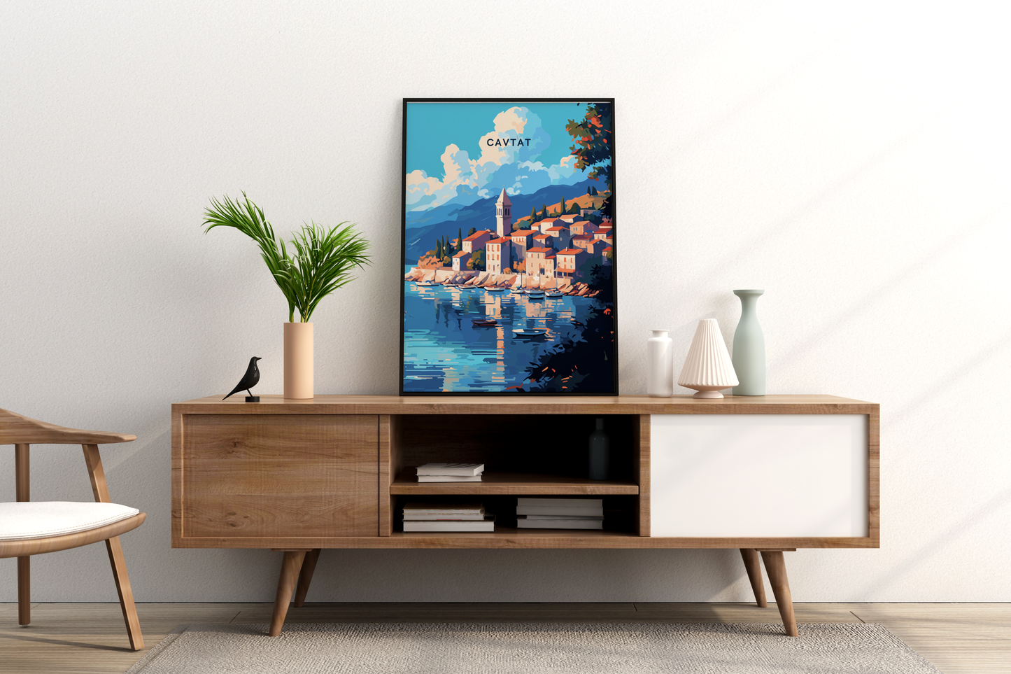 Cavtat Croatia Travel Print Poster