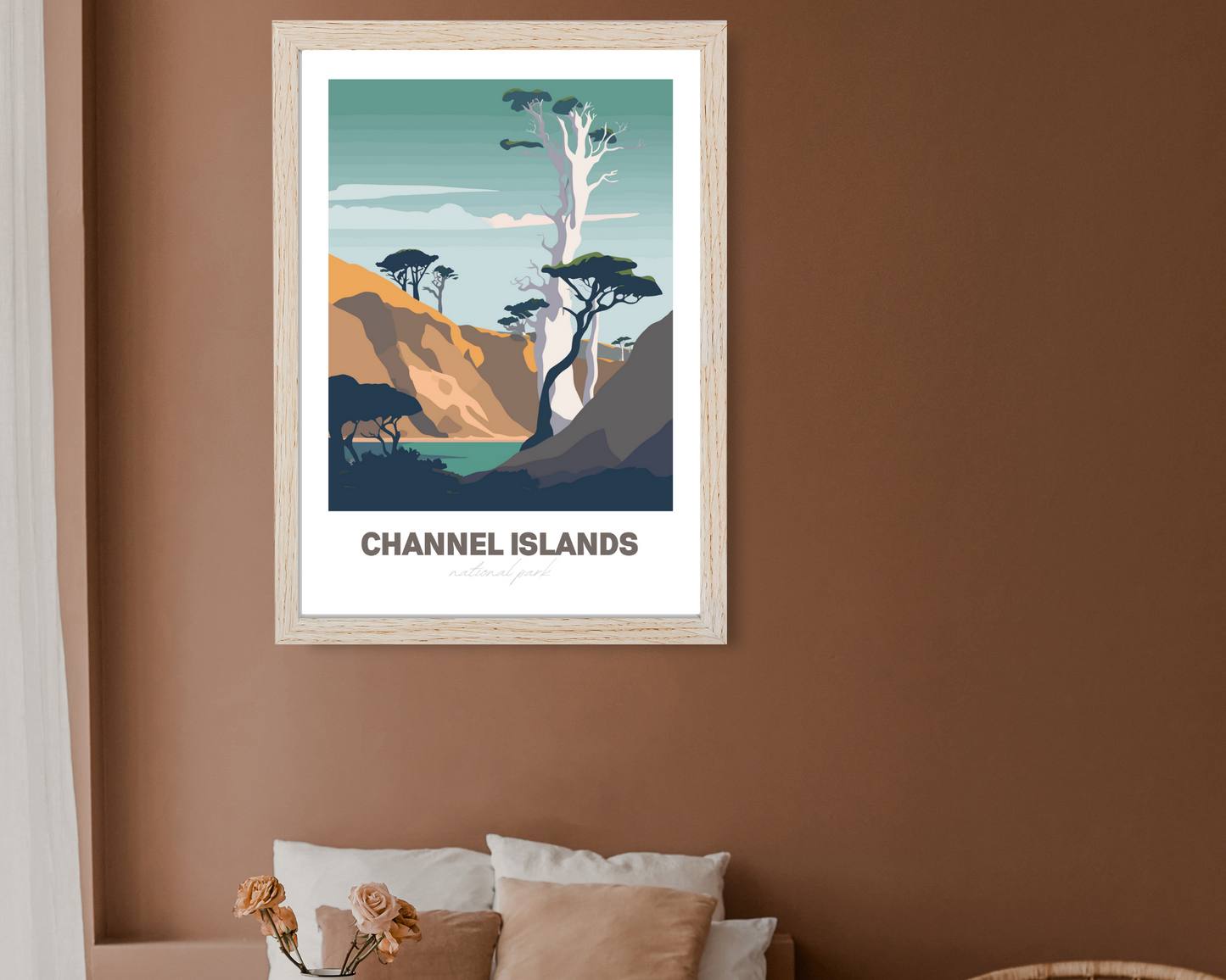 Channel Islands National Park Travel Poster Print - Pitchers Design