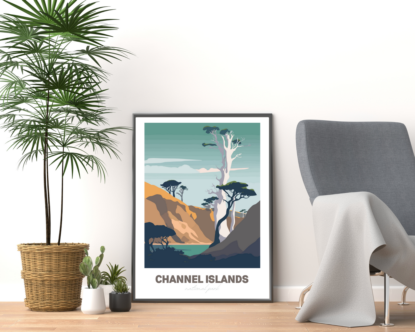 Channel Islands National Park Travel Poster Print - Pitchers Design