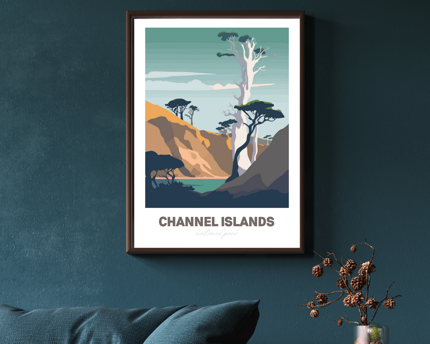 Channel Islands National Park Travel Poster Print - Pitchers Design