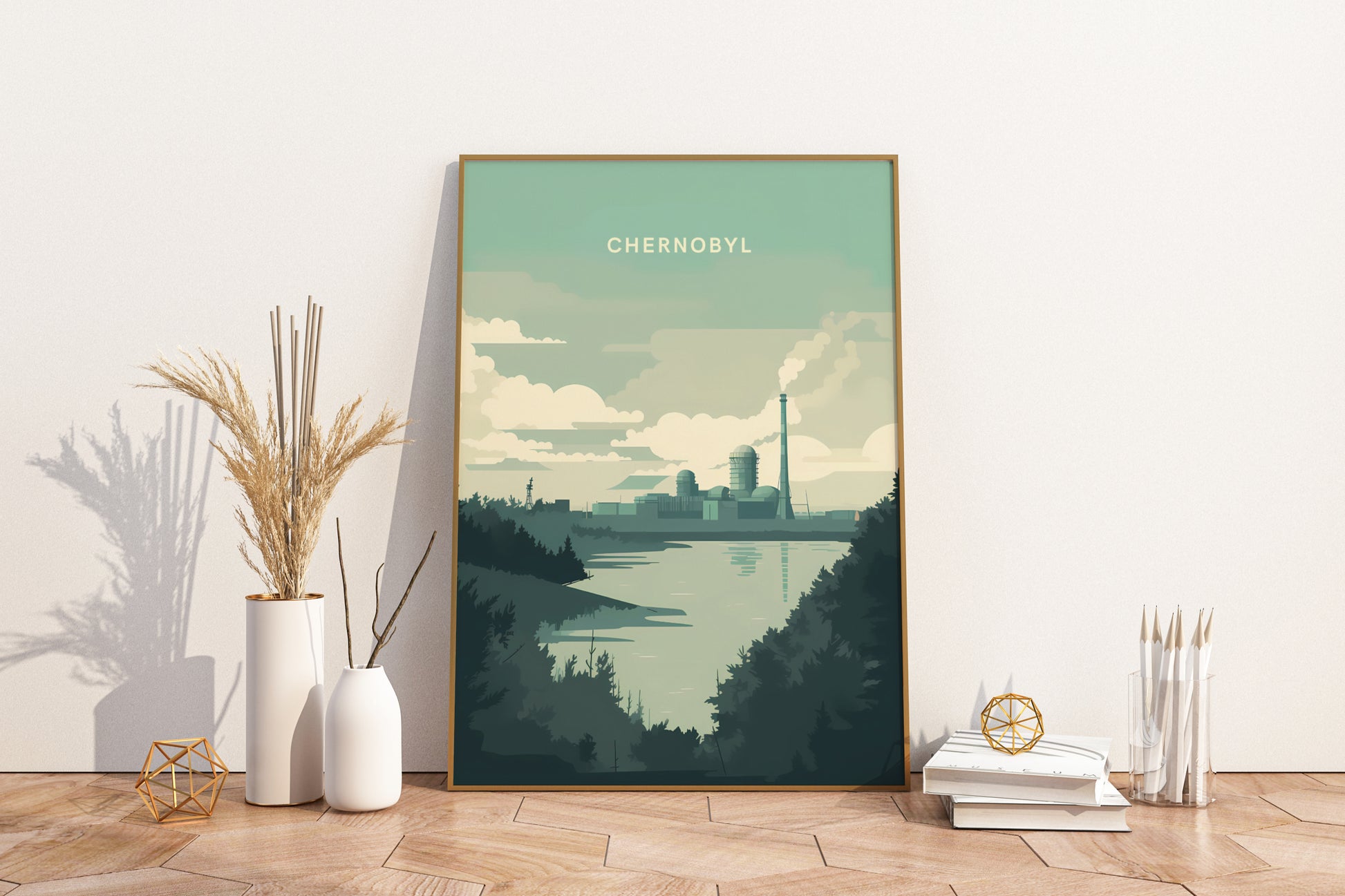 Chernobyl Ukraine Travel Print Poster - Pitchers Design