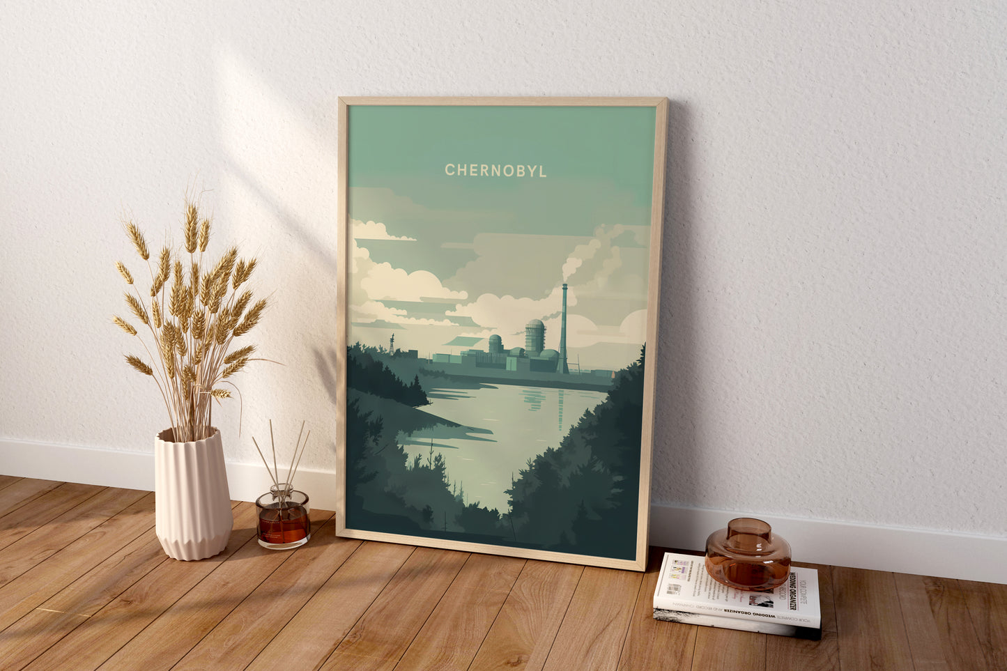 Chernobyl Ukraine Travel Print Poster - Pitchers Design