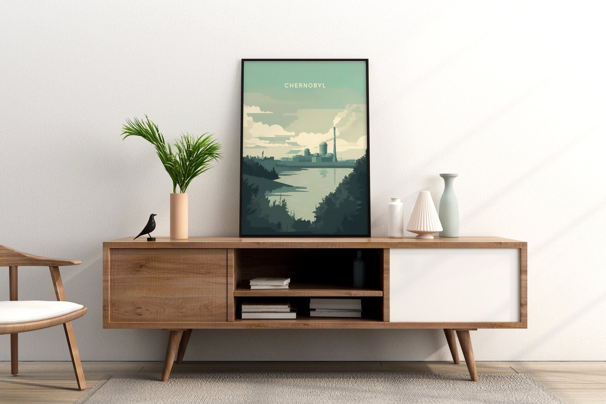 Chernobyl Ukraine Travel Print Poster - Pitchers Design