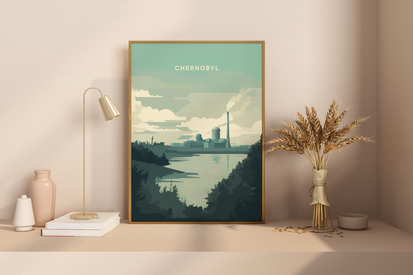 Chernobyl Ukraine Travel Print Poster - Pitchers Design