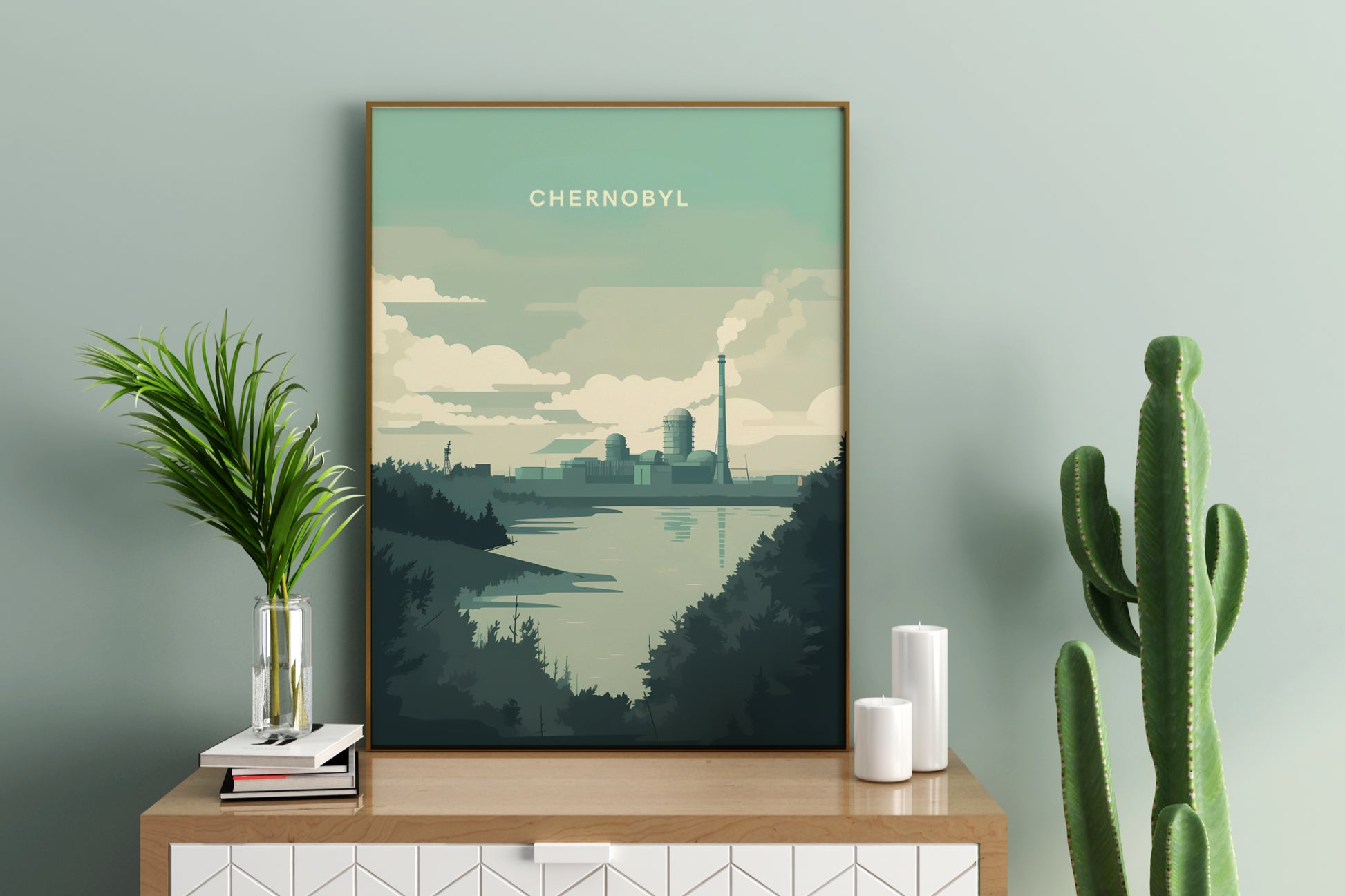 Chernobyl Ukraine Travel Print Poster - Pitchers Design