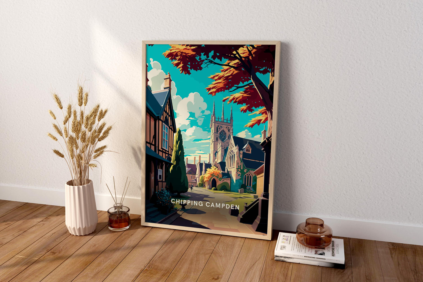 Chipping Campden England UK Travel Print Poster - Pitchers Design