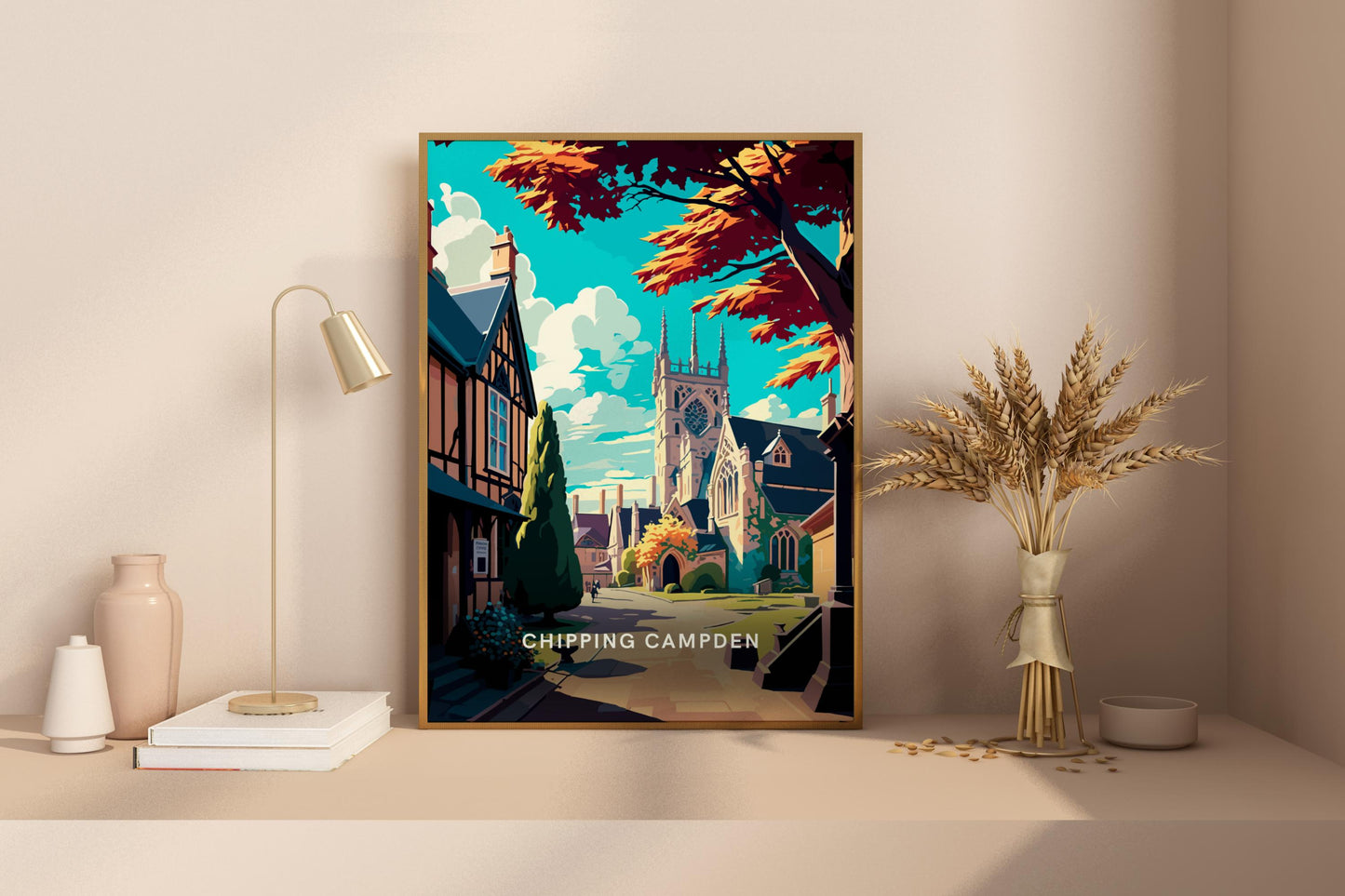 Chipping Campden England UK Travel Print Poster - Pitchers Design