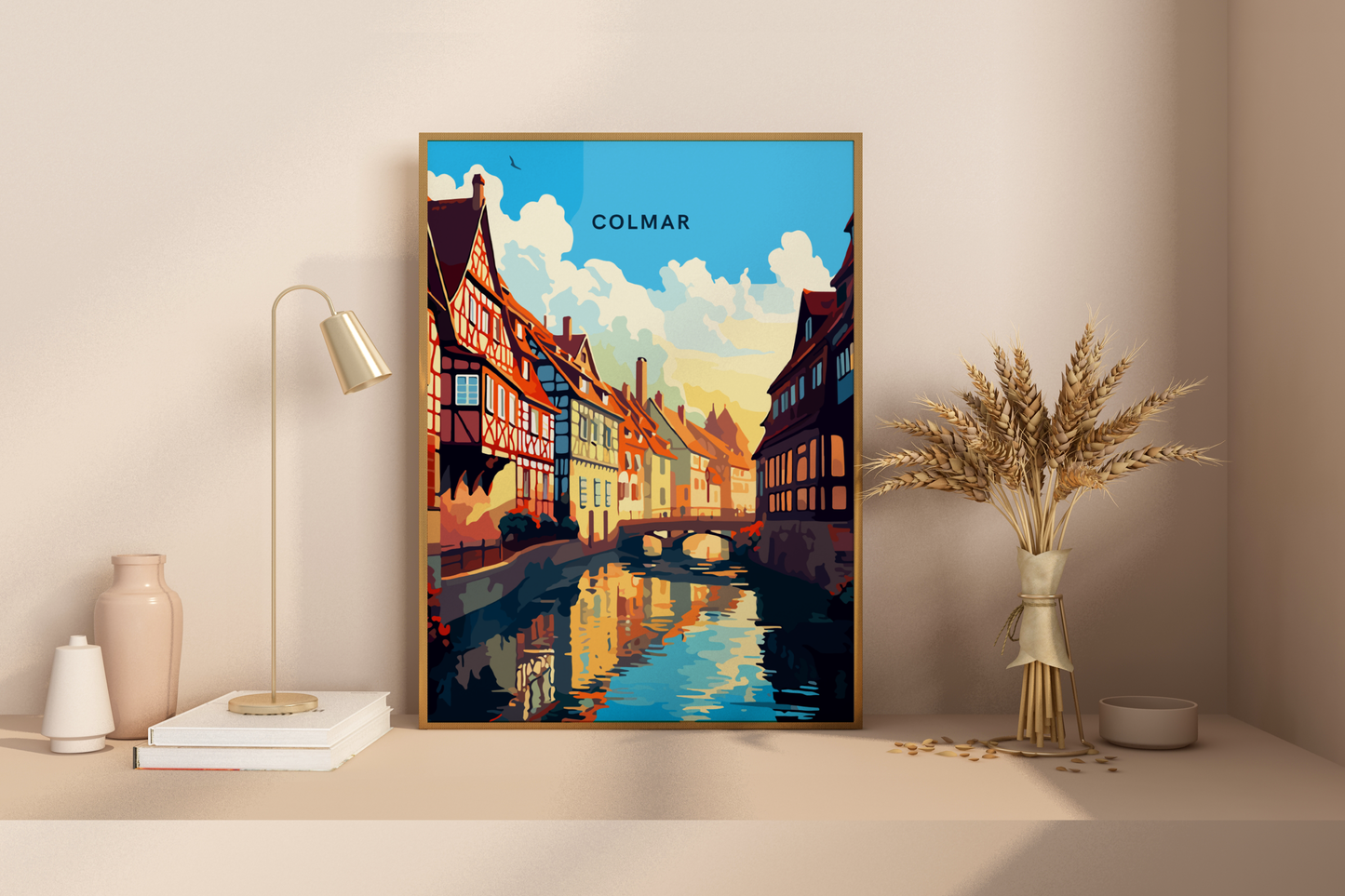 Colmar France Travel Print Poster