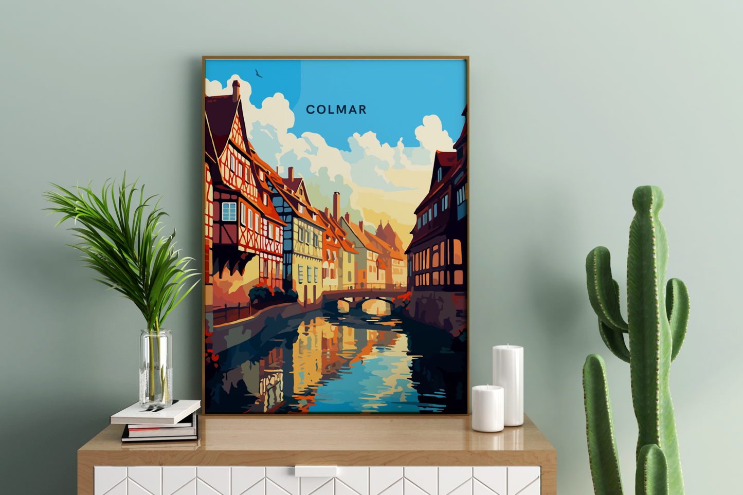 Colmar France Travel Print Poster