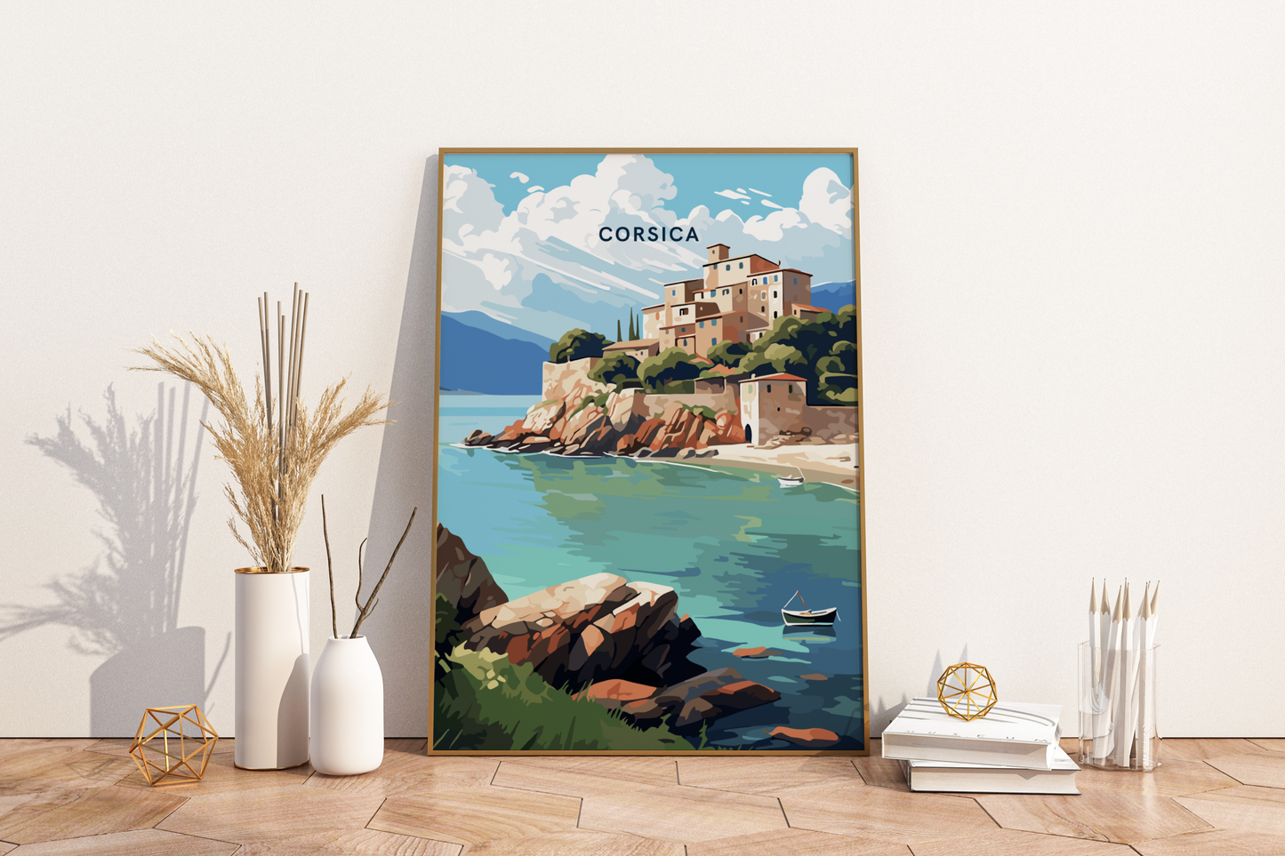 Corsica France Travel Print Poster