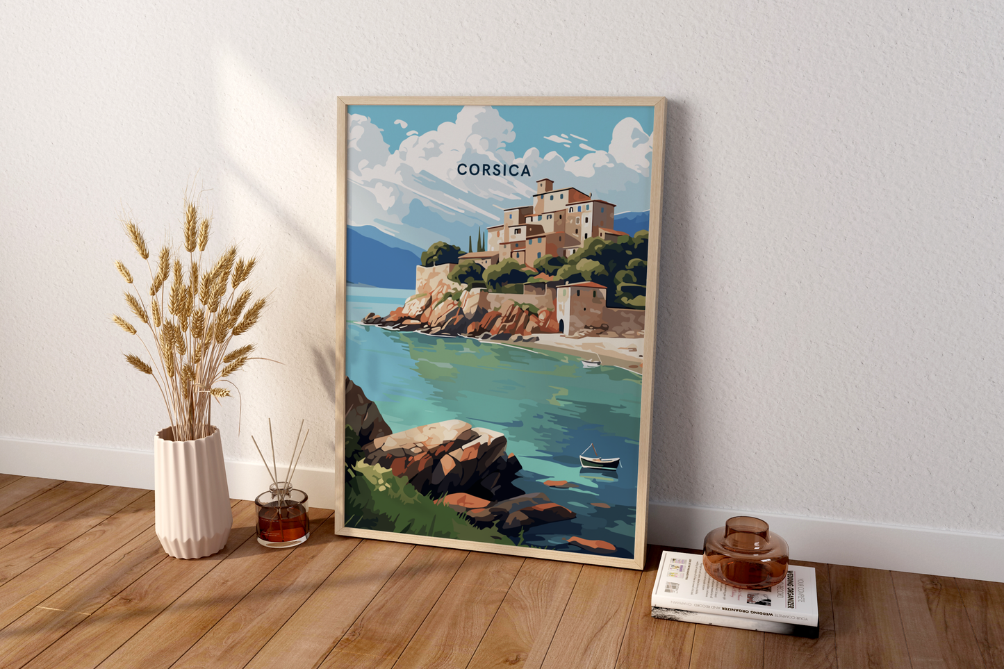 Corsica France Travel Print Poster