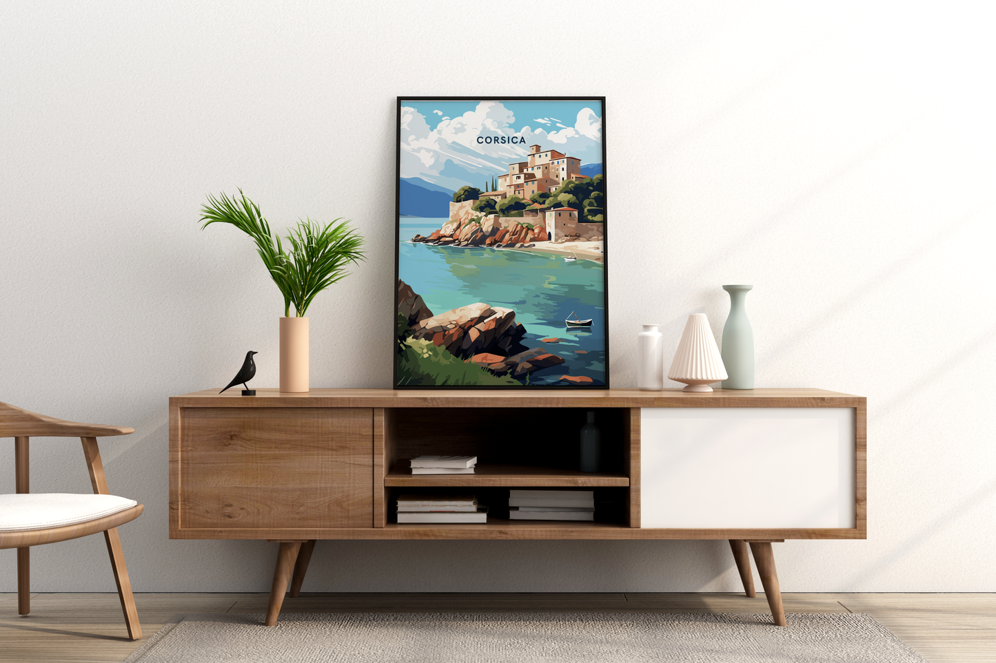 Corsica France Travel Print Poster