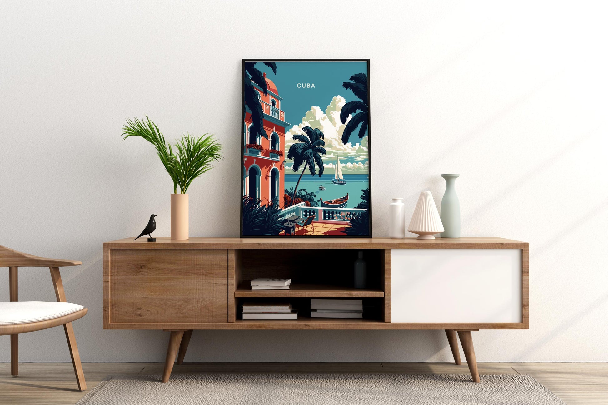 Cuba Travel Print Poster - Pitchers Design