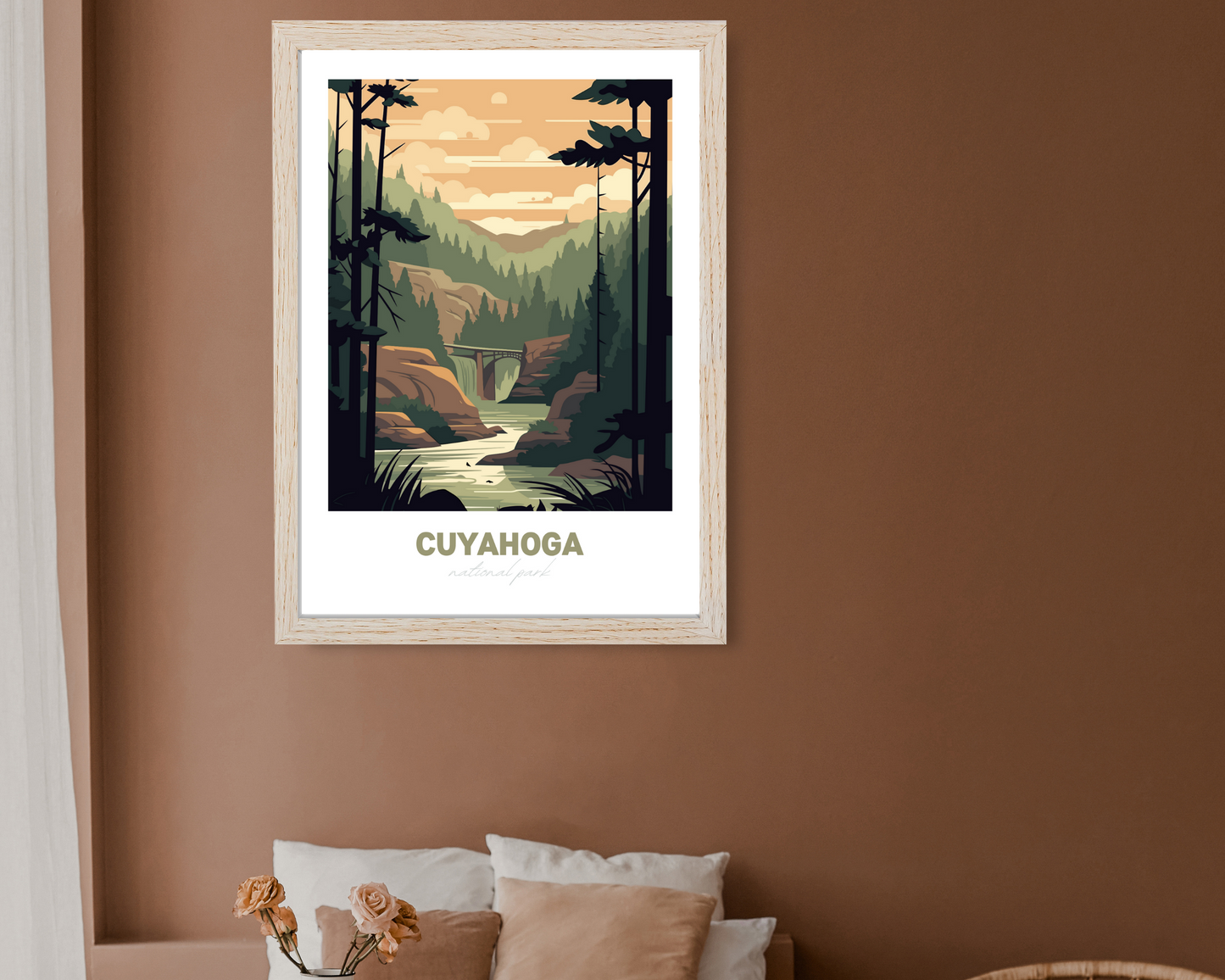 Cuyahoga National Park Travel Poster Print - Pitchers Design