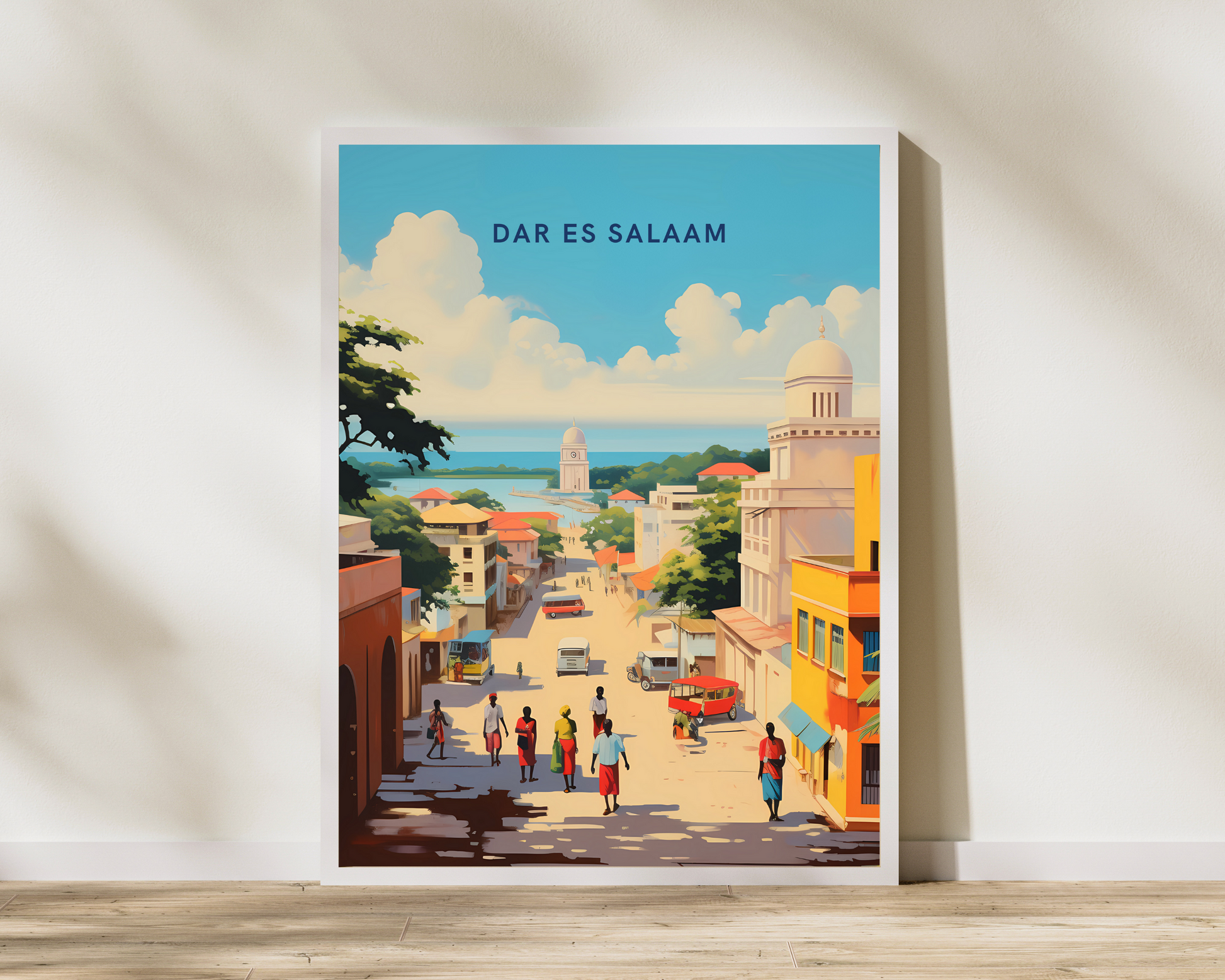 Dar es Salaam Travel Poster Print - Pitchers Design