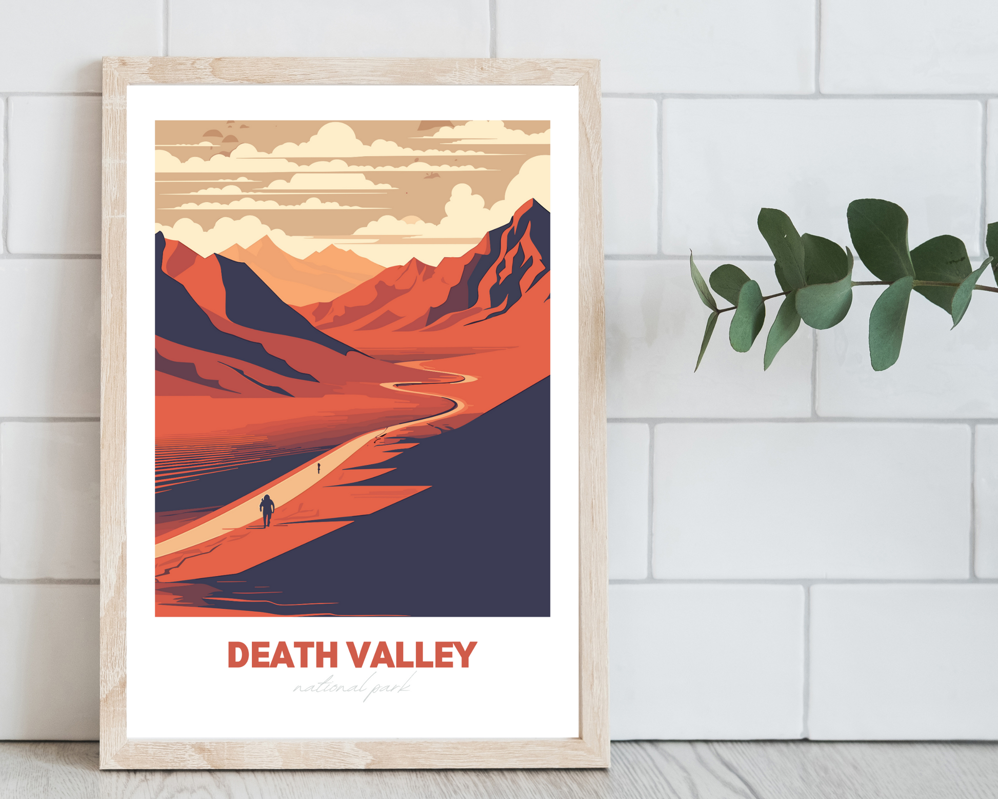 Death Valley National Park Travel Poster Print - Pitchers Design