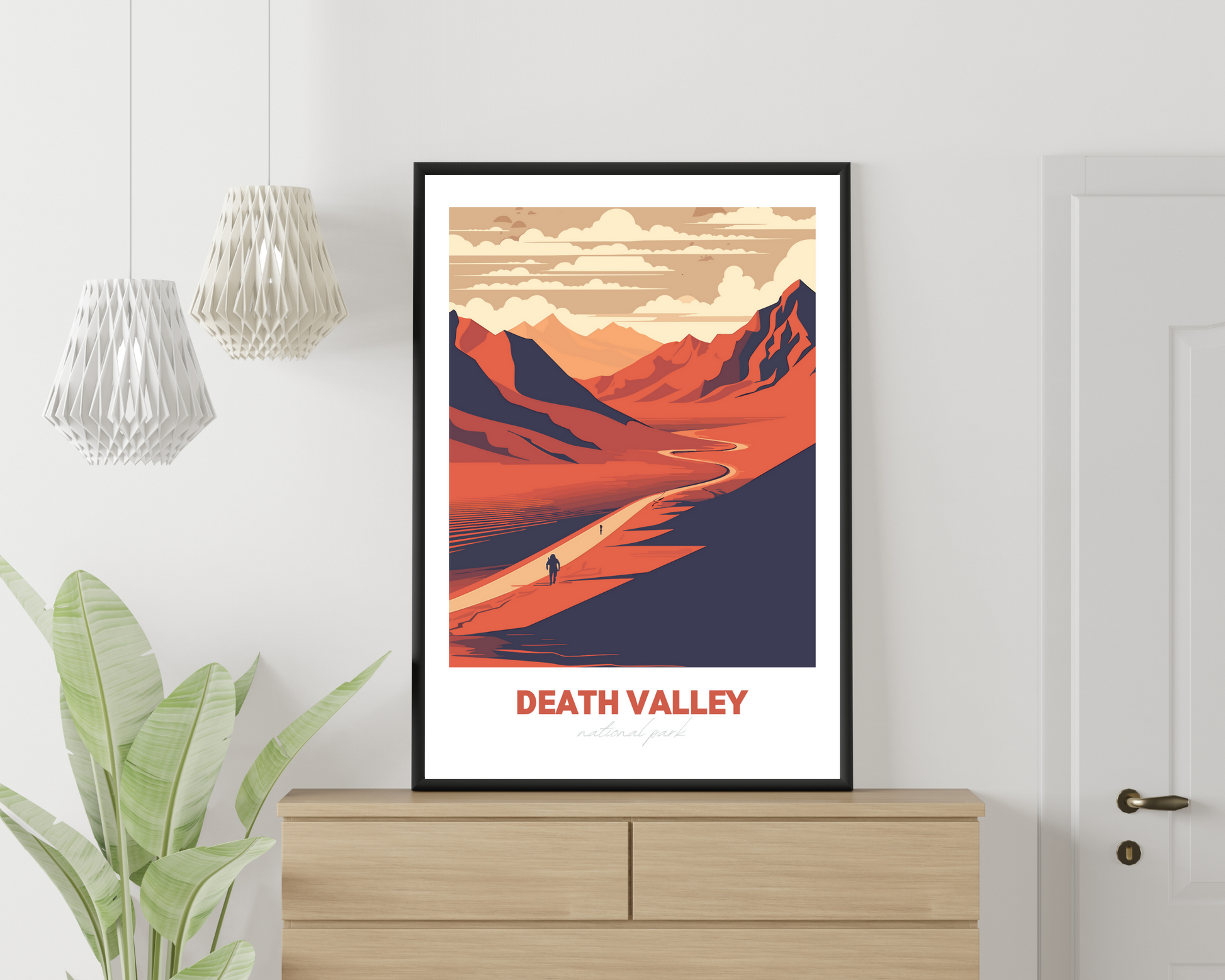 Death Valley National Park Travel Poster Print - Pitchers Design