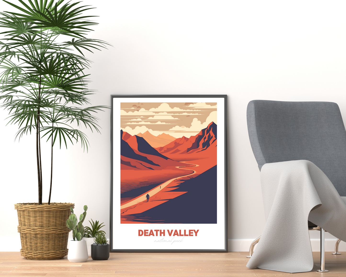 Death Valley National Park Travel Poster Print - Pitchers Design